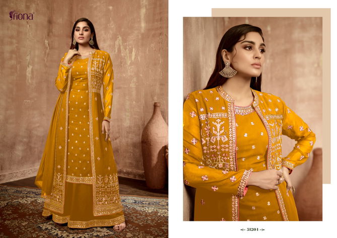 Fiona Zardoshi Georgette Wholesale Wedding Salwar Suit Catalog